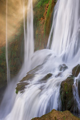 Fototapeta na wymiar Ouzoud waterfalls, Grand Atlas in Morocco