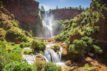 Ouzoud waterfalls, Grand Atlas in Morocco - 85207522