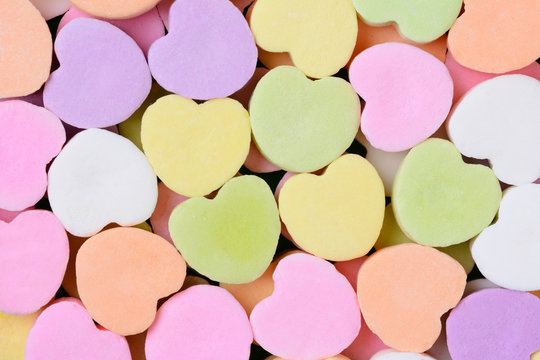 Candy Hearts Macro