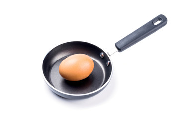 Frying pan isolated on white