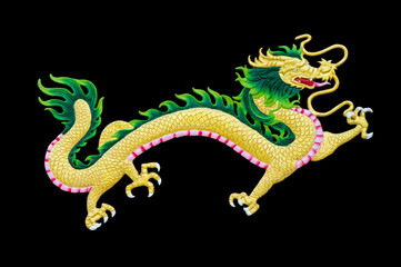 Chinese style dragon statue
