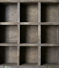 Close up of Wooden box background
