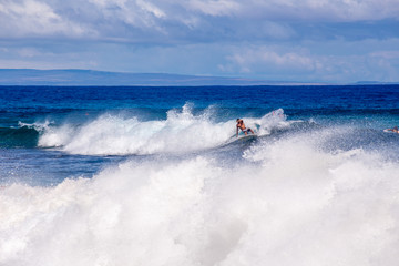 Surfer in Hawaii
