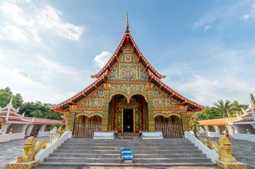 Thai temple in Khao Wong, kalasin Thailand
