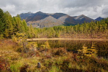 The beginning of autumn in Tunkinskie loaches