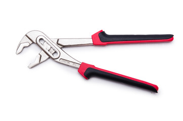 Pliers isolated on the white background