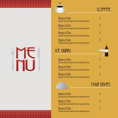 Menu design