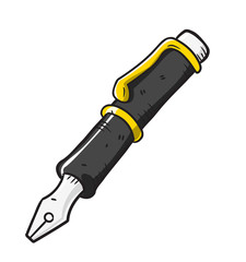 pen in doodle style