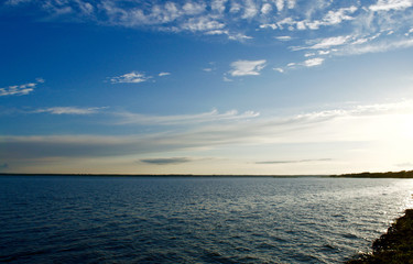 Naklejka premium Evening at Lake Whitney State Park in Whitney, Texas