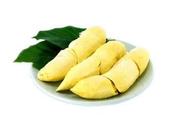 Durian isolated on white background