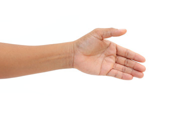 male hand