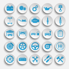 Auto Icons.vector