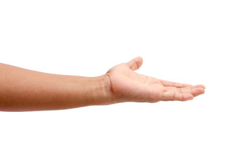 male hand