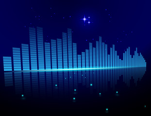Music Equalizer,Vector illustration.