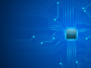 vector cpu computer technology, electronic concept.