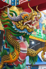Dragon in Chinese temple 