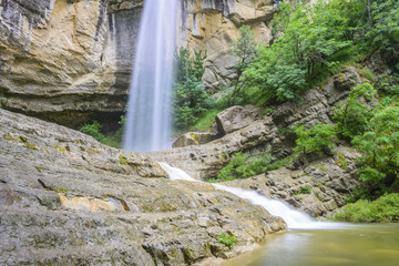Fototapeta premium Artazul Waterfall, Navarre (Spain)
