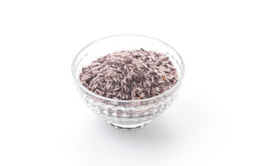 Fototapeta na wymiar berry rice isolated on white background