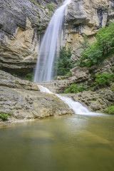 Fototapeta na wymiar Artazul Waterfall, Navarre (Spain)