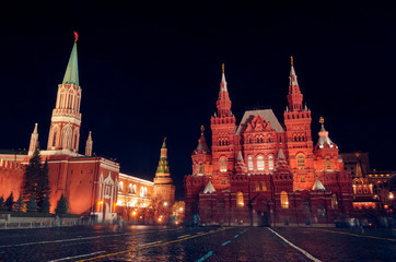 Fototapeta na wymiar Red Square. Russian. City landscape