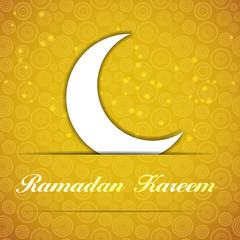 Background for Muslim Community Festival Vector Illustration