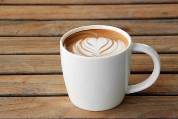 latte art coffee cup