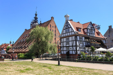 The Great Mill and Miller's House, Gdansk in Poland