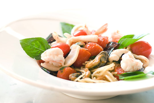 Spaghetti Seafood