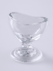 Antique glass eyewash cup