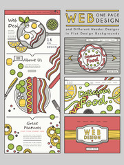 creative one page website design template