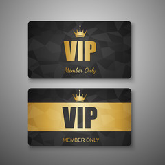 VIP card template,vector - obrazy, fototapety, plakaty