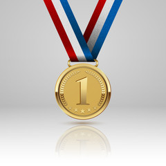 Medal winner. Vector