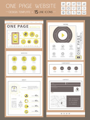 fresh one page website design template