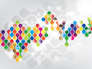 Abstract multicolor design