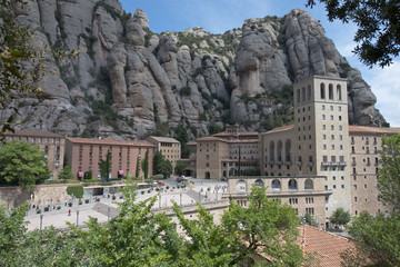 Obraz premium Abadía de Montserrat, Barcelona, Cataluña, España