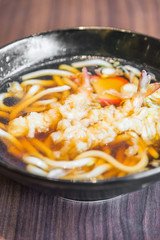 Japanese tempura udon