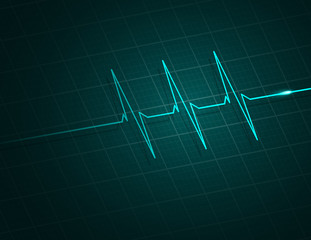Heart cardiogram vector illustration