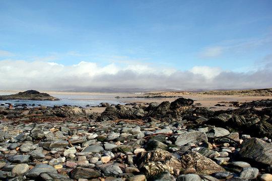 Rocky Beach On Islay, Scotland