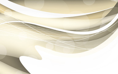 Abstract beige background with wave. Vector illustration