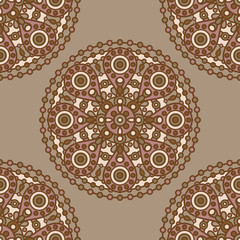 brown indian pattern
