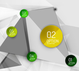 Vector fresh business abstract infographics template