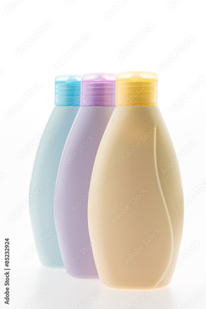 Wall mural Body lotion bottles