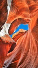 Panele Szklane Podświetlane  Kanion Antylopy, Arizona, USA Dolny Kanion Antylopy, Arizona, USA