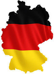 flagge deutschland silhouette