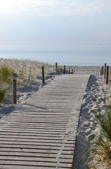 Fototapeta premium Strandweg - to the beach
