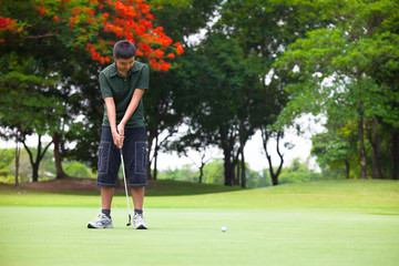 Obraz premium Putting