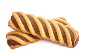 Cookies with chocolate cream