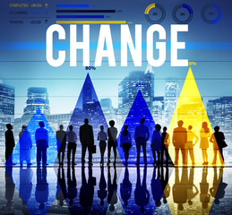 Change Solutions Improvement New Motivation Concept