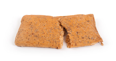 Focaccia bread isolated