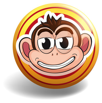 Monkey badge